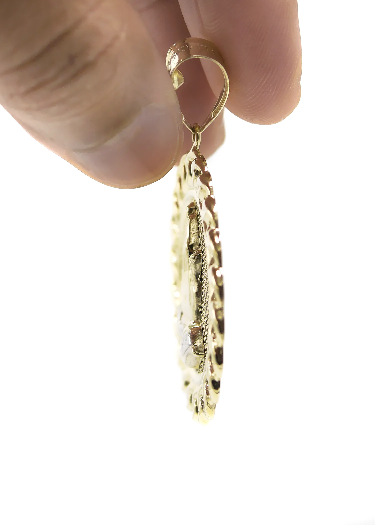 10K Gold Praying Hands Pendant | 7.4 Grams