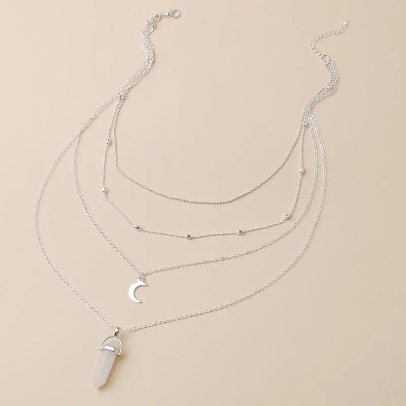 Crystal Quartz Healing Pendant Necklace