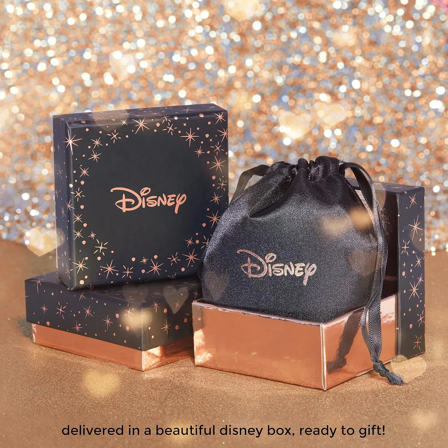 Disney Minnie Mouse Jewelry, Sterling Silver Pave Birthstone Crystal Stud Earrings
