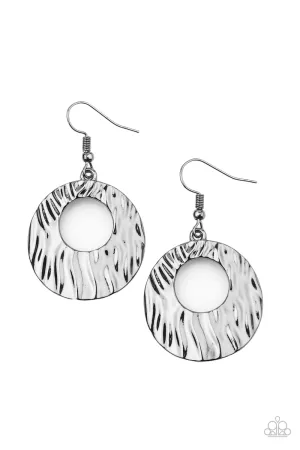 Paparazzi Earring ~ Warped Perceptions - Black