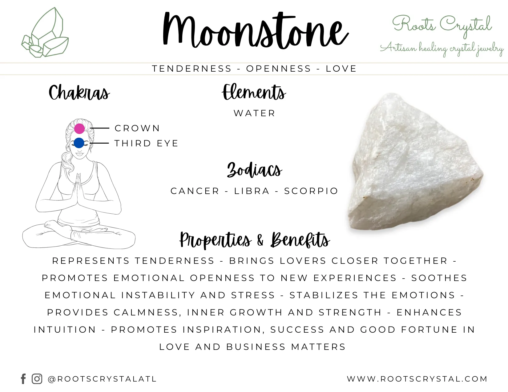 "Peachy" | Peach moonstone chokers | Tenderness, openness, love